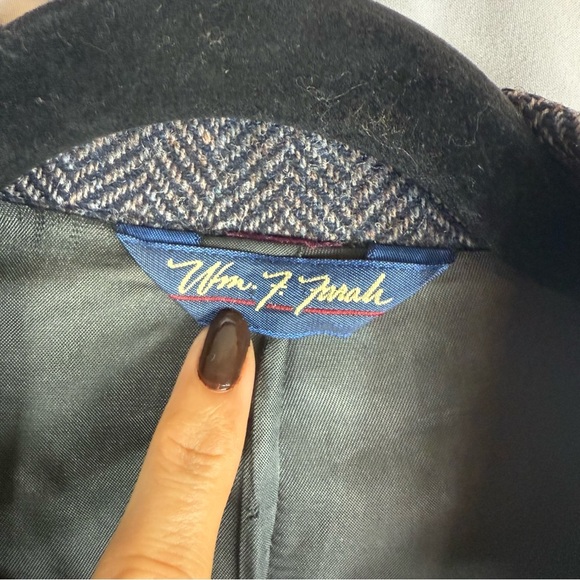 WFF -WM F FARAH - MEN'S VINTAGE BROWN 100% WOOL BLAZER JACKET -
SIZE:38R - Picture 9 of 17